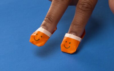 Origami Finger Slippers